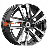 K&K 6x15/4x98 ET30 D58,5 Хант (КС1034) Дарк платинум