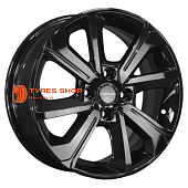 Khomen Wheels 6x15/4x100 ET48 D54,1 KHW1501 (Rio/Solaris) Black-FP